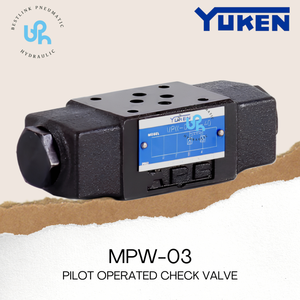 Jual MPW 03 YUKEN MODULAR PILOT OPERATED CHECK VALVE HYDRAULIC Shopee