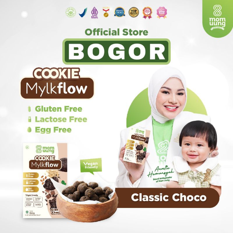 Jual Mom Uung Cookie Mylkflow Coklat Momuung Cookies Kukis Asi