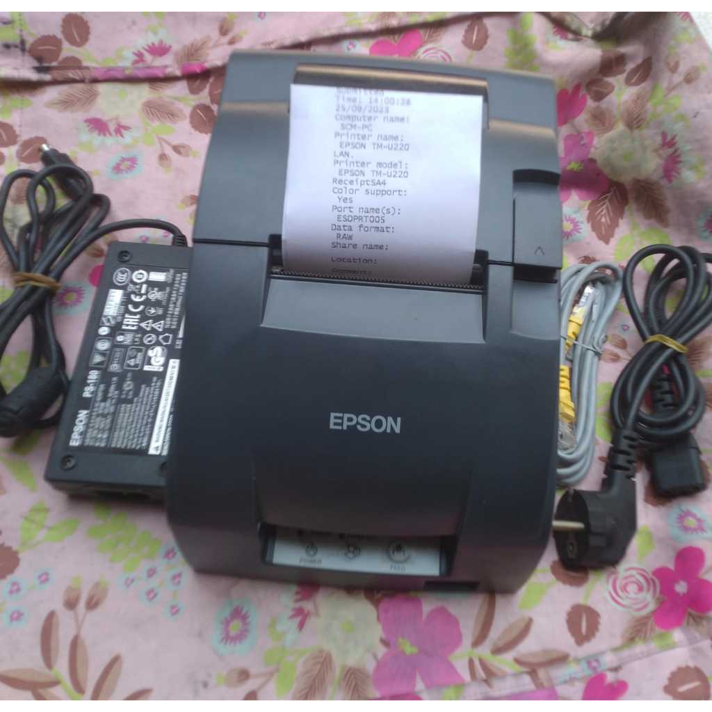 Jual Printer Kasir Struk Dotmatrix Epson Tm U Tmu B Tmu D Tm