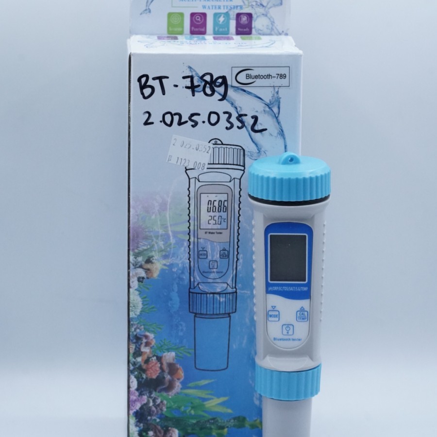 Jual Bt In Bluetooth Ph Tds Ec Orp Salinity S G Temp Meter