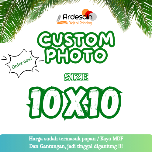 Jual Cetak Foto Media Papan Kayu Mdf Ukuran X Cm Shopee Indonesia