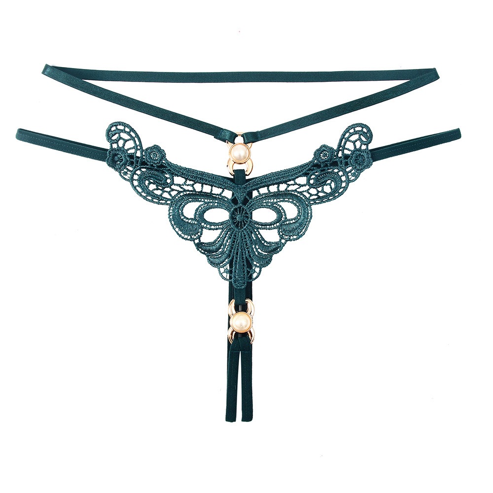 Jual G String Sexy Hot Binal Low Waist Open Crotch Tali Silang Hollow Celana Dalam C118 Shopee