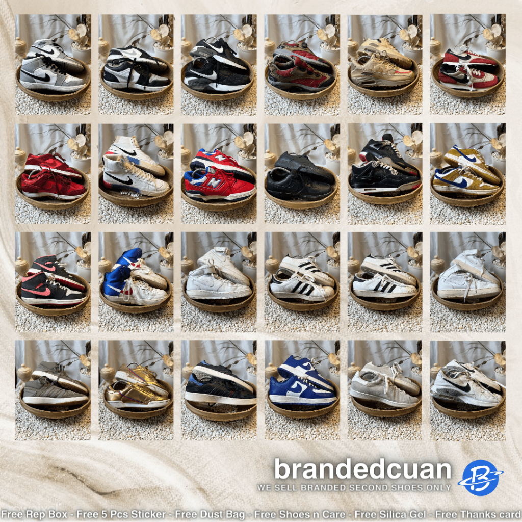 Jual Thrifting Sepatu Second Sneakers Promo Cuan Realpict Shopee