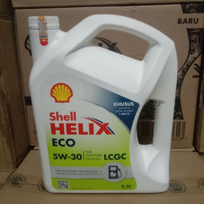 Jual Oli Shell Helix Eco Lcgc Sae W Kemasan Liter Shopee