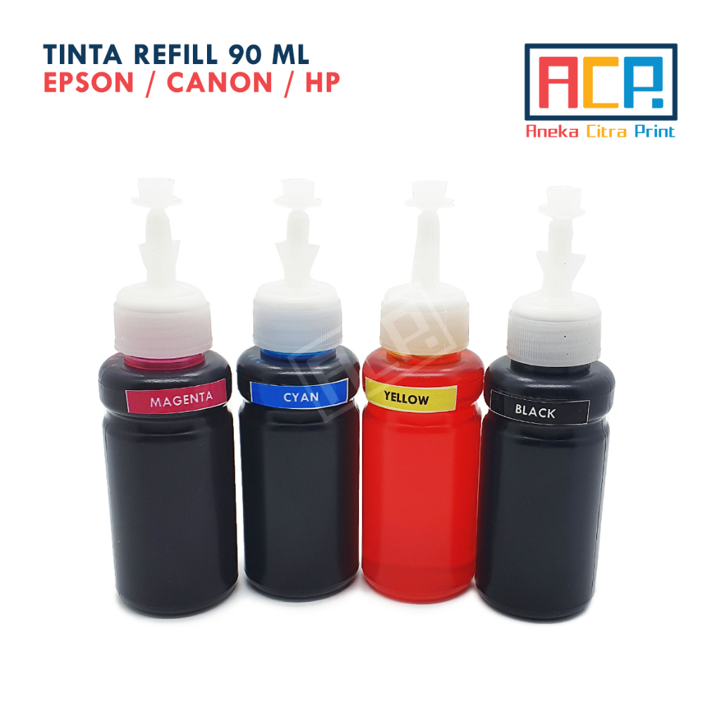 Jual Tinta Isi Ulang Dye Printer Epson Canon Hp Ml Shopee