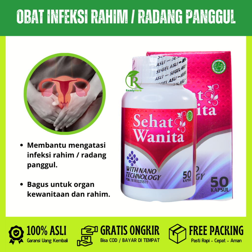 Jual Obat Infeksi Rahim Obat Radang Panggul Obat Endometritis Obat