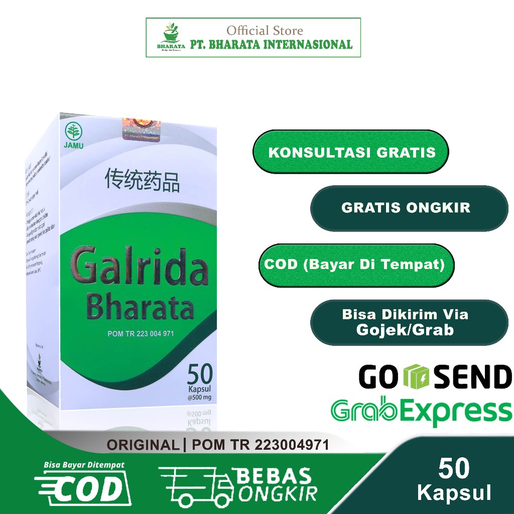 Jual Galrida Bharata Obat Herbal Kanker Tumor Kista Miom Benjolan