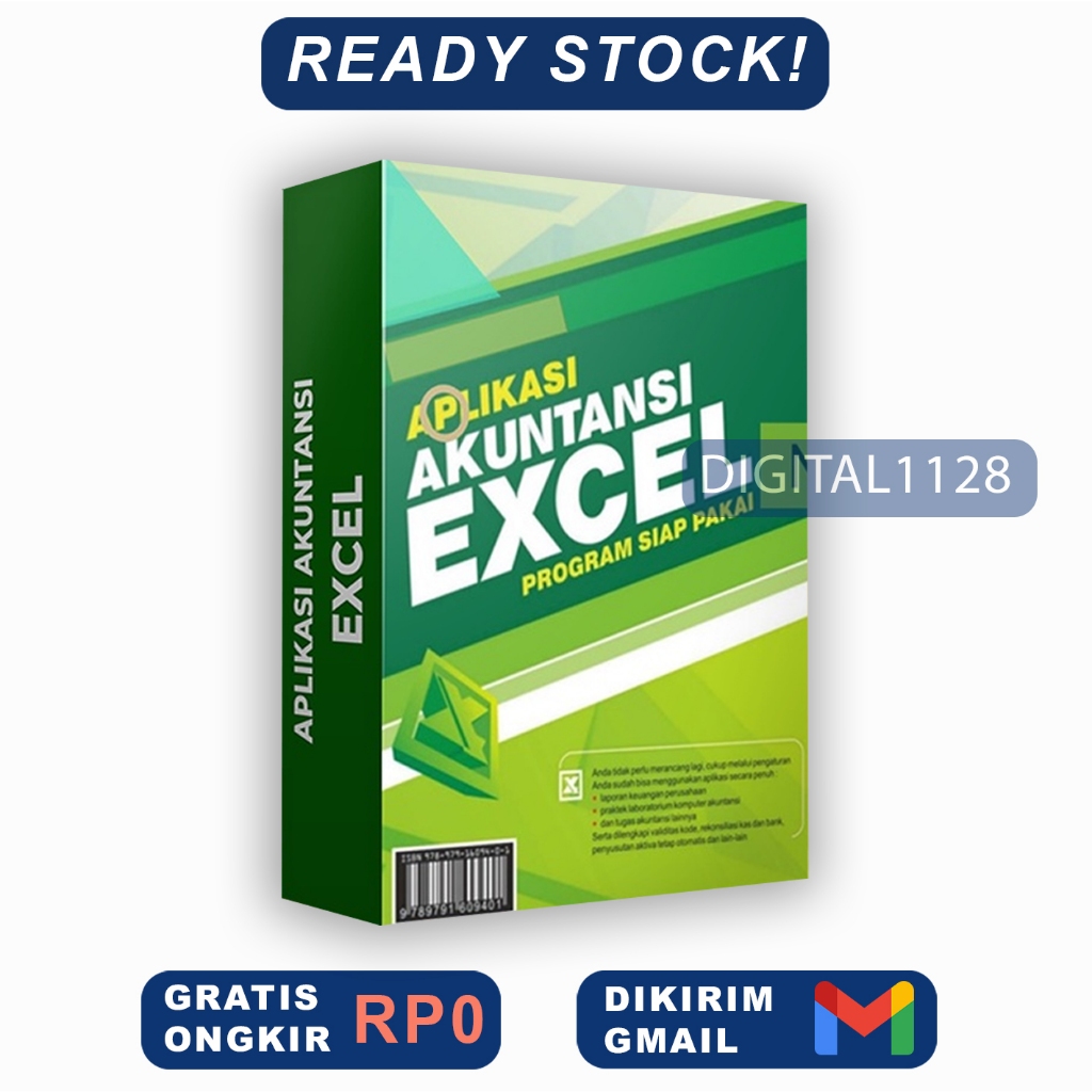 Jual APLIKASI AKUNTANSI EXCEL Program Siap Pakai Aplikasi Akuntansi