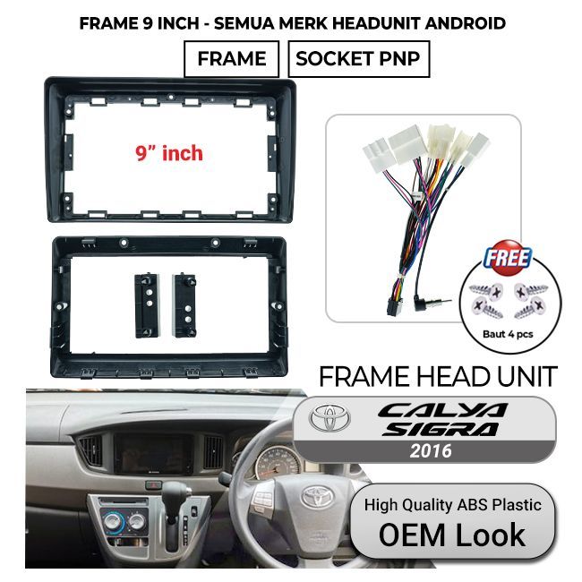 Jual Frame Panel Head Unit Calya Sigra Inch Oem Shopee Indonesia