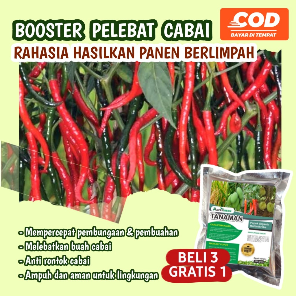 Jual Alfagreen Pupuk Booster Perangsang Pelebat Semua Tanaman Buah