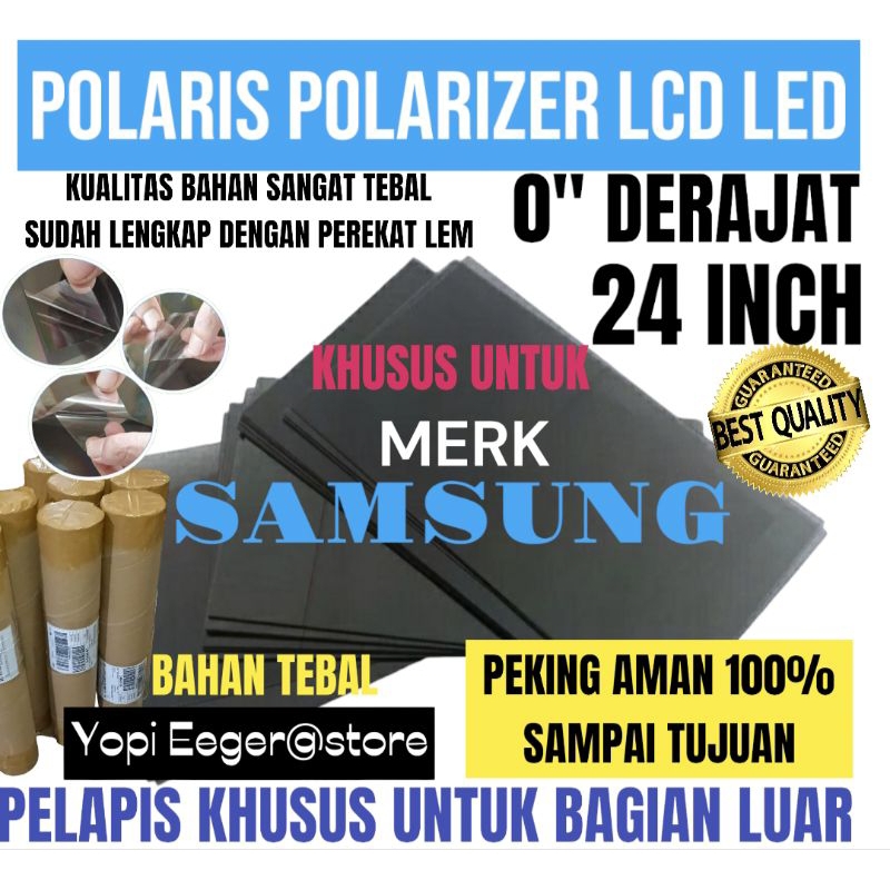 Jual Polaris Polarizer Lcd Led Samsung Inch Derajat Lapisan