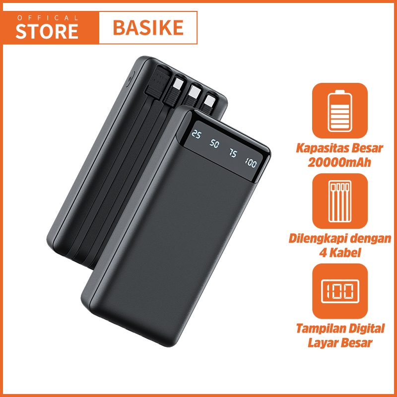 Jual Basike Powerbank Fast Charging Mah Mah Dengan