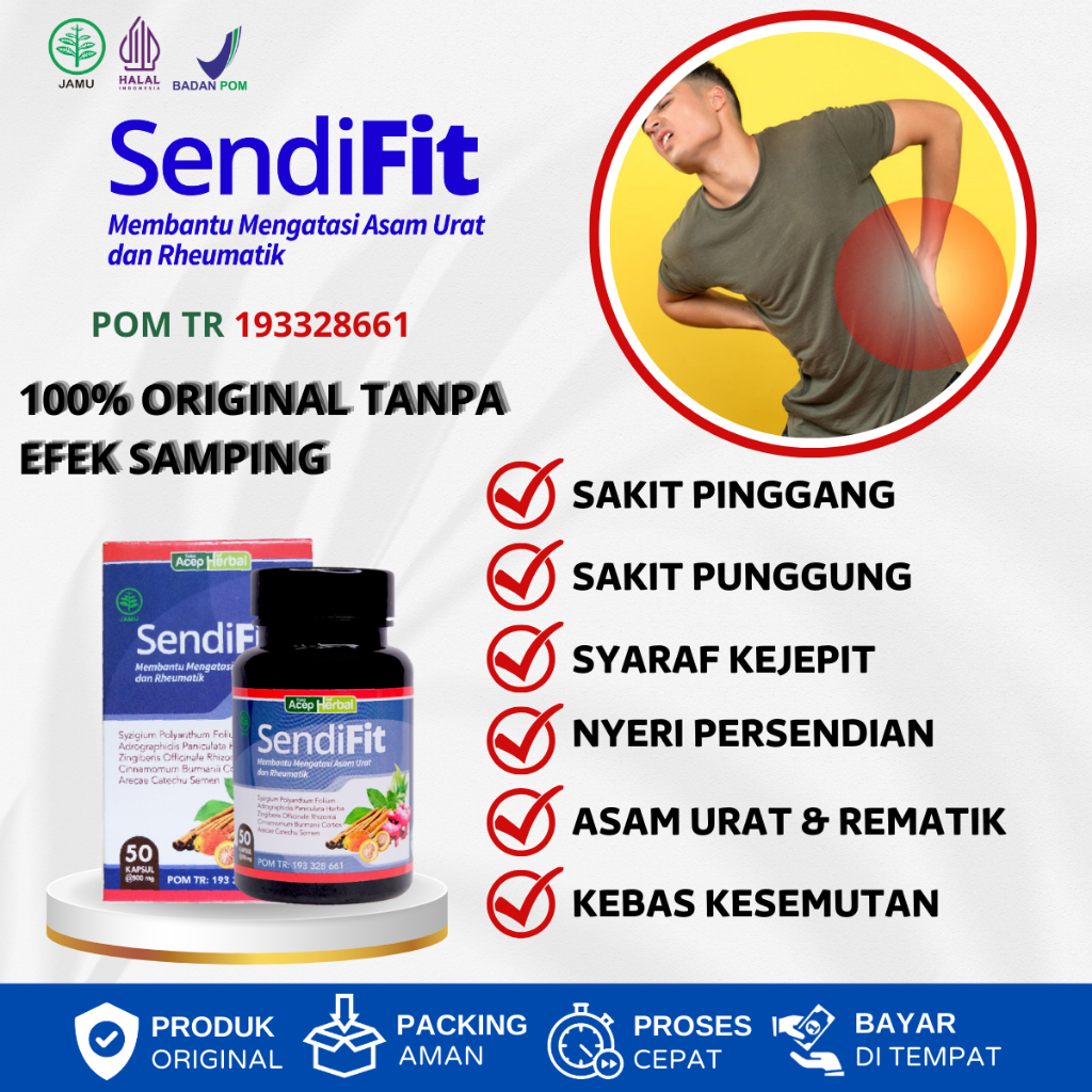 Jual Obat Sakit Pinggang Sampai Kaki Sakit Bokong Saraf Kejepit