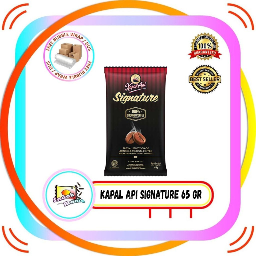 Jual Kapal Api Signature Kopi Bubuk Ground Coffee 65 Gr Shopee