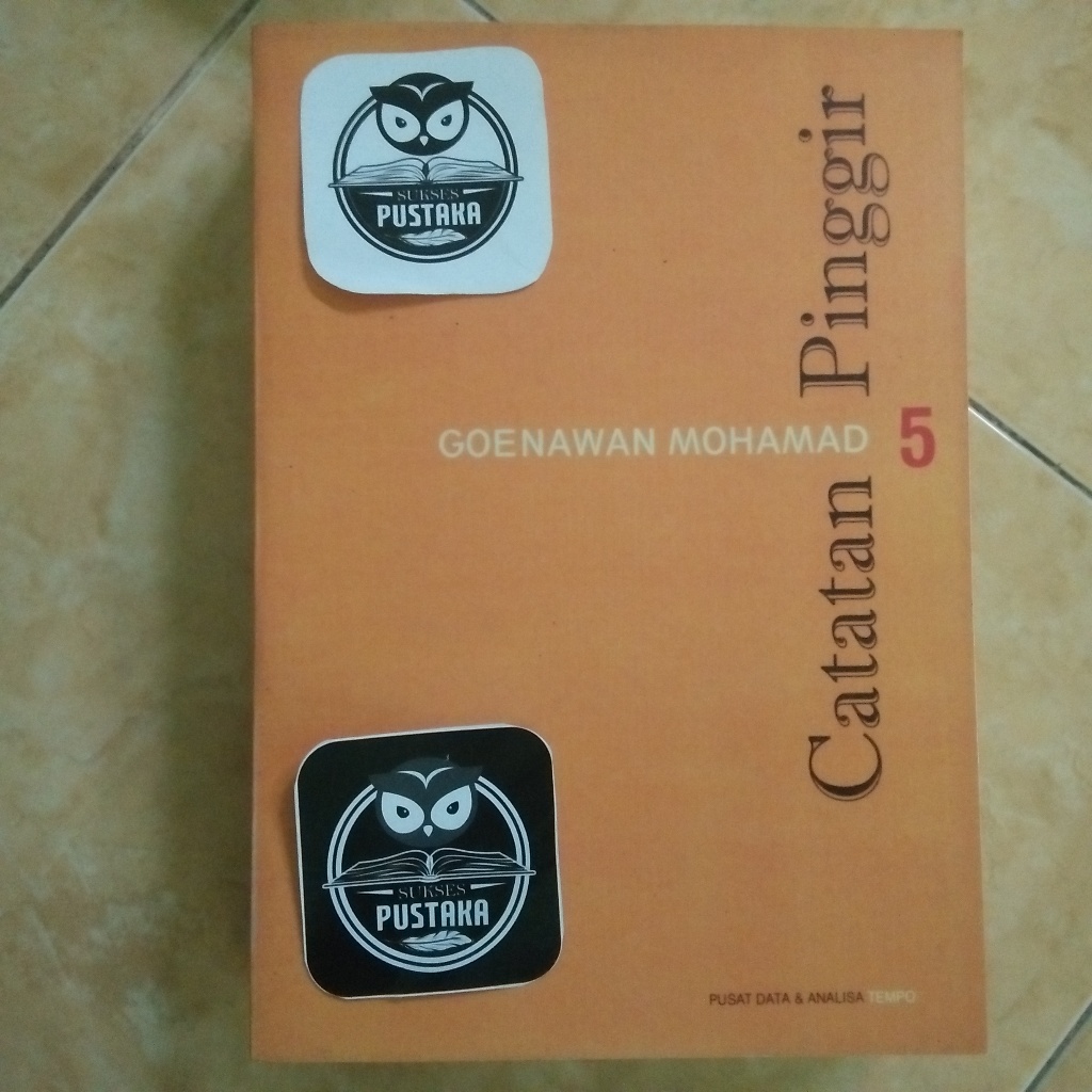 Jual BUKU CATATAN PINGGIR GOENAWAN MOHAMAD JILID 5 ORIGINAL Shopee