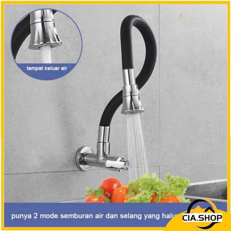 Jual Sus Stainless Kran Serbaguna Kran Angsa Cuci Piring Dapur