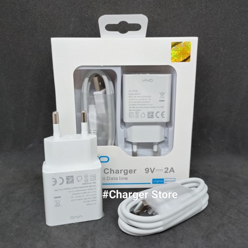 Jual Charger Vivo Original 100 9V 2A Fast Charging Kabel Micro USB