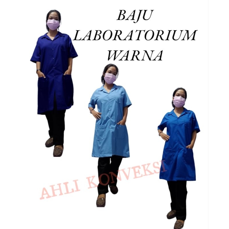 Jual Baju Laboratorium Lengan Pendek Baju Lab Warna Baju Praktikum