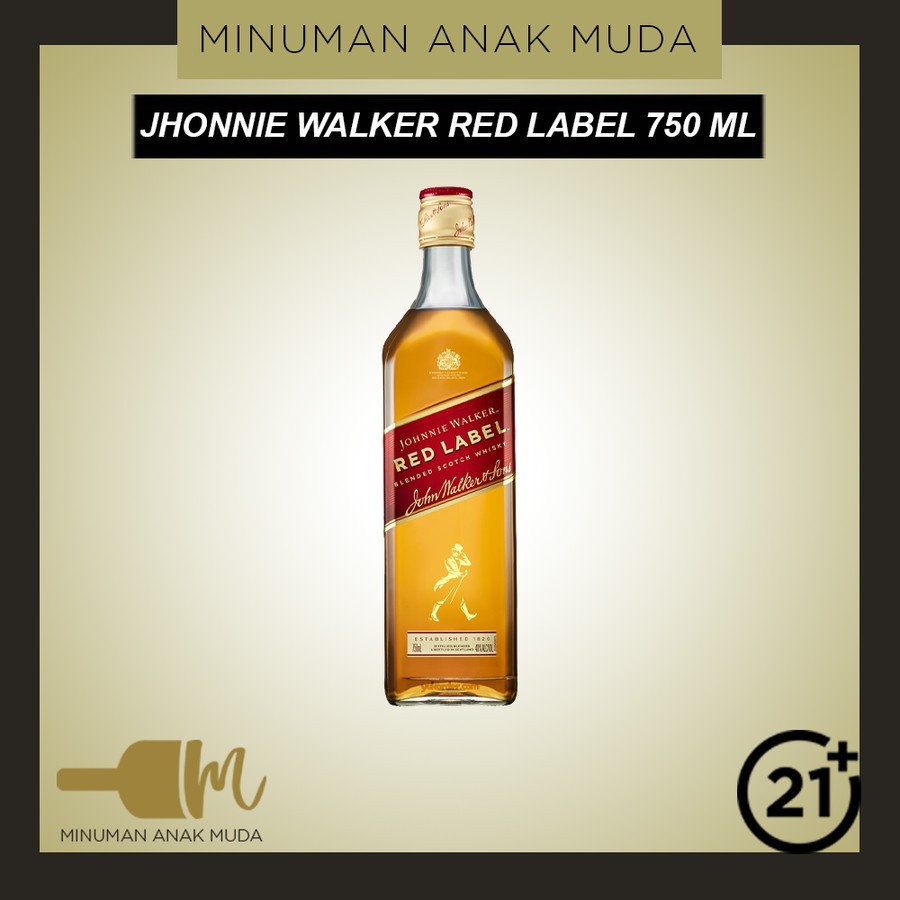 Jual Johnnie Walker Red Label 750ml Whisky Whiskey JW Red Label