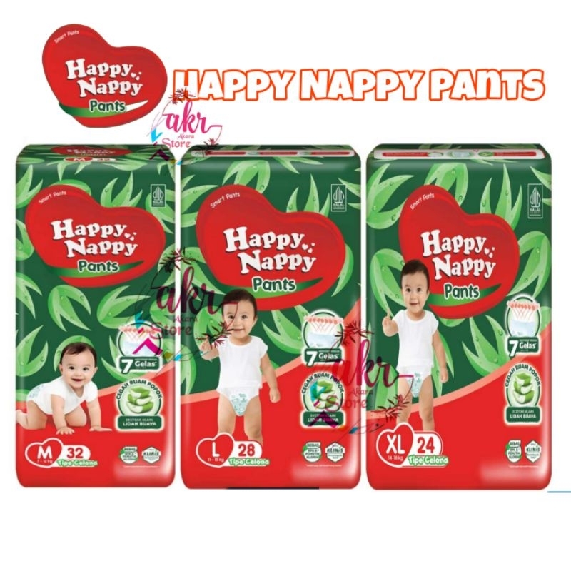 Jual Akarahappy Nappy Smart Pants Popok Sekali Pakai Type Celana Size