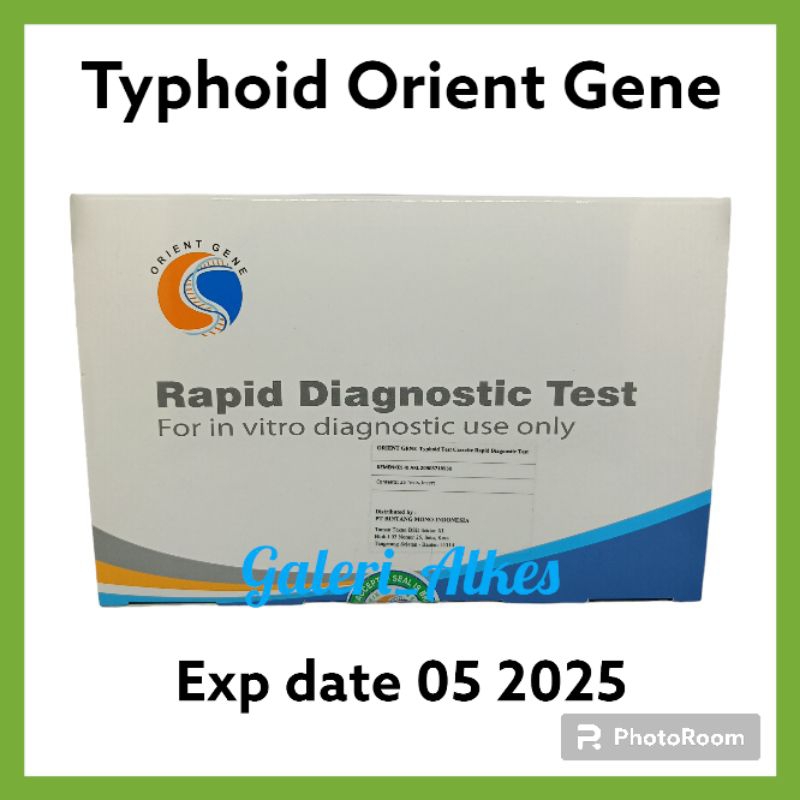 Jual Typhoid IgG IgM 25 Test Box Orient Gene Shopee Indonesia