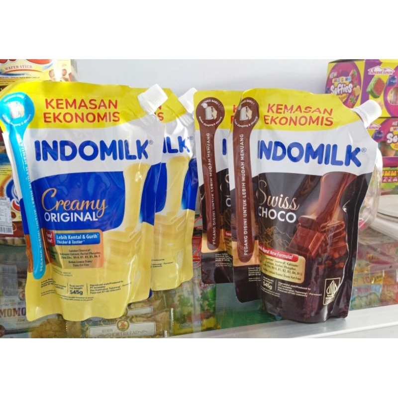 Jual Indomilk Susu Kental Manis Skm Pouch G Shopee Indonesia