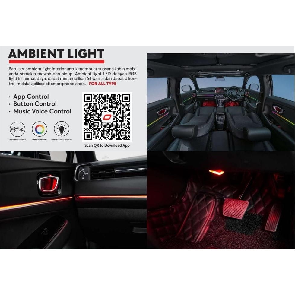 Jual Lampu Ambient Light Led Rgb Interior Hyundai Creta Otoproject