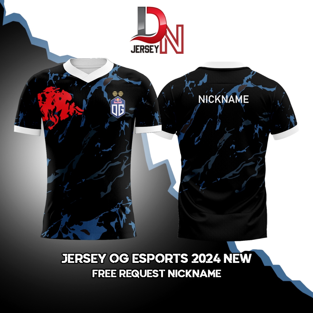 Jual Jersey Baju Kaos Og Esports New Free Custom Nickname