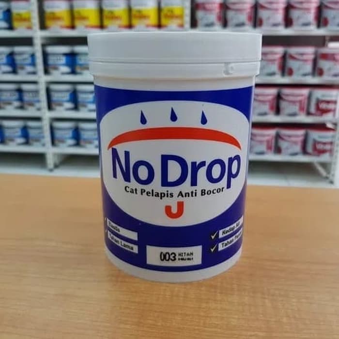 Jual NO DROP 1 KG WARNA READY MIX CAT PELAPIS ANTI BOCOR Waterproof