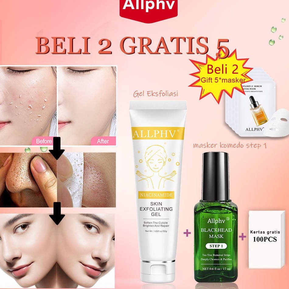 Jual Paket Ekslusif Trxf4F9r Free Kertas Allphv Blackhead Mask Masker