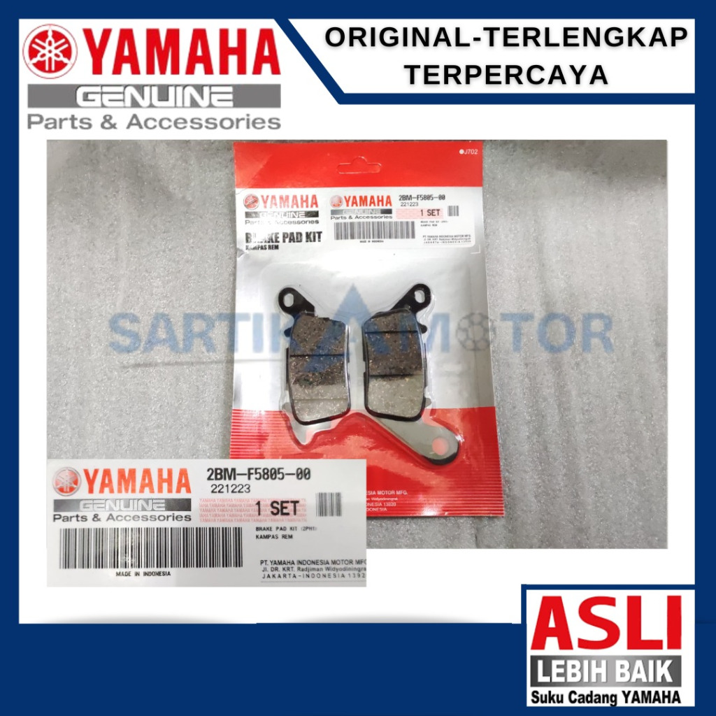 Jual Brake Pad Kit Kampas Rem Depan Yamaha Mio M3 Nmax 2BM F5805 00