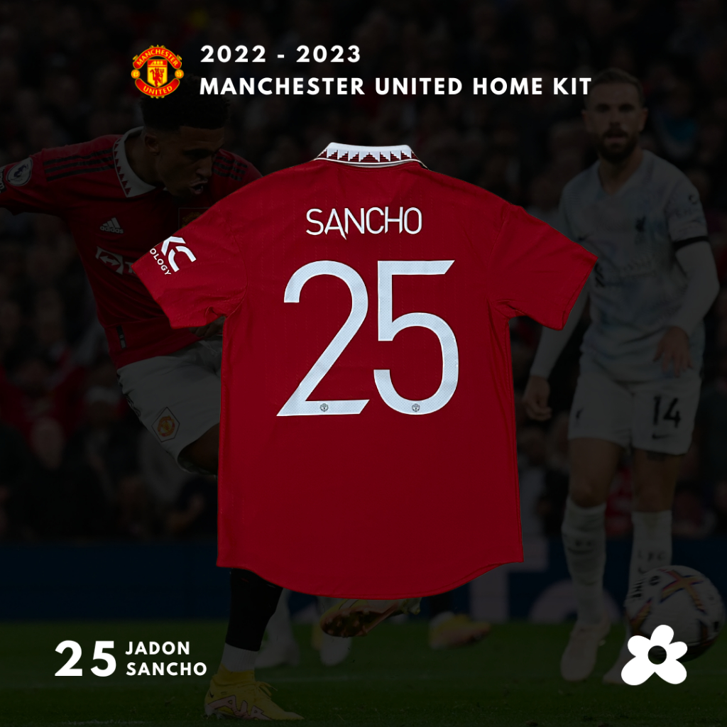 Jual Jersey Original Manchester United Home 2022 2023 25 Jadon