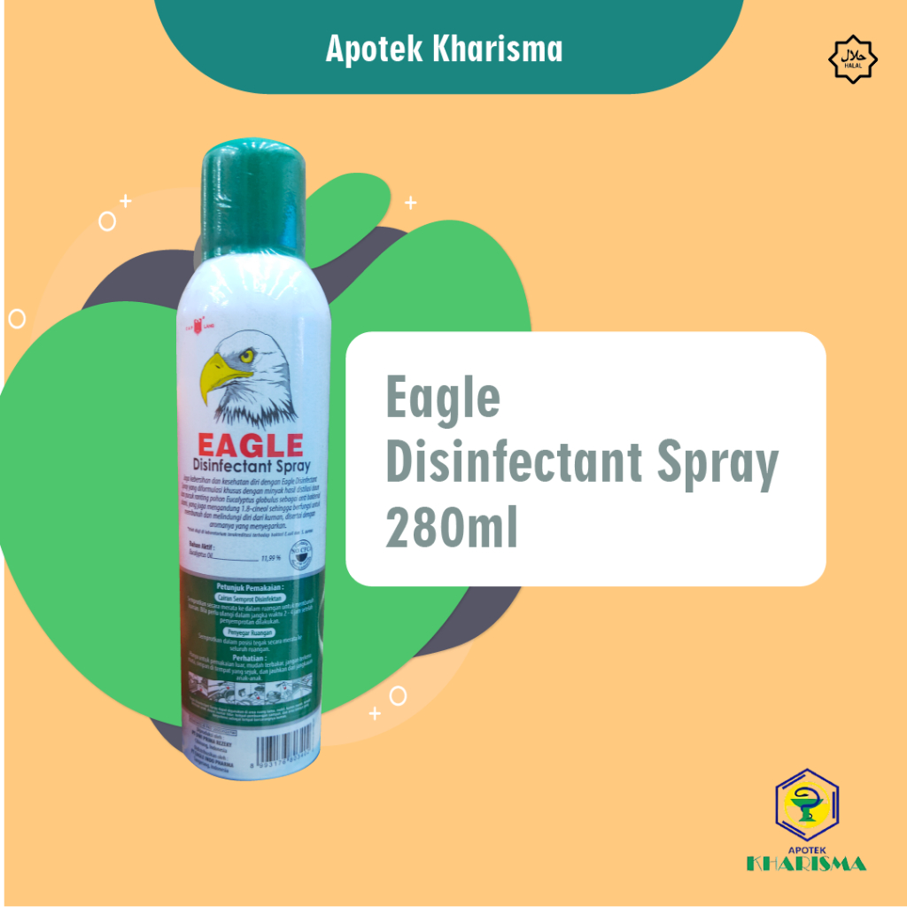 Jual Eagle Eucalyptus Disinfectant Spray 280 Ml Shopee Indonesia