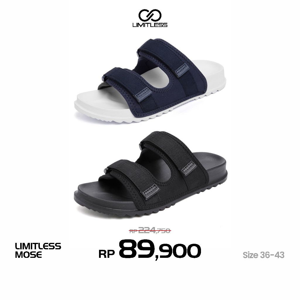 Jual Limitless Sandal Selop Wanita MOSE Kekinian Terbaru 2024 Sendal