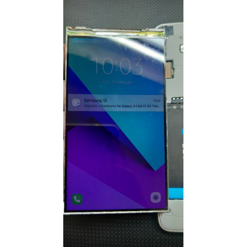 Jual LCD SAMSUNG J2 PRIME ORIGINAL CABUTAN ADA BINTIK PUTIH DITENGAH