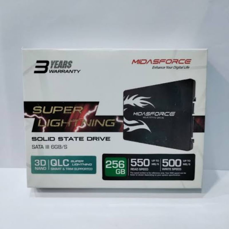 Jual Ssd Gb Midasforce Super Lighting Sata Iii Shopee Indonesia