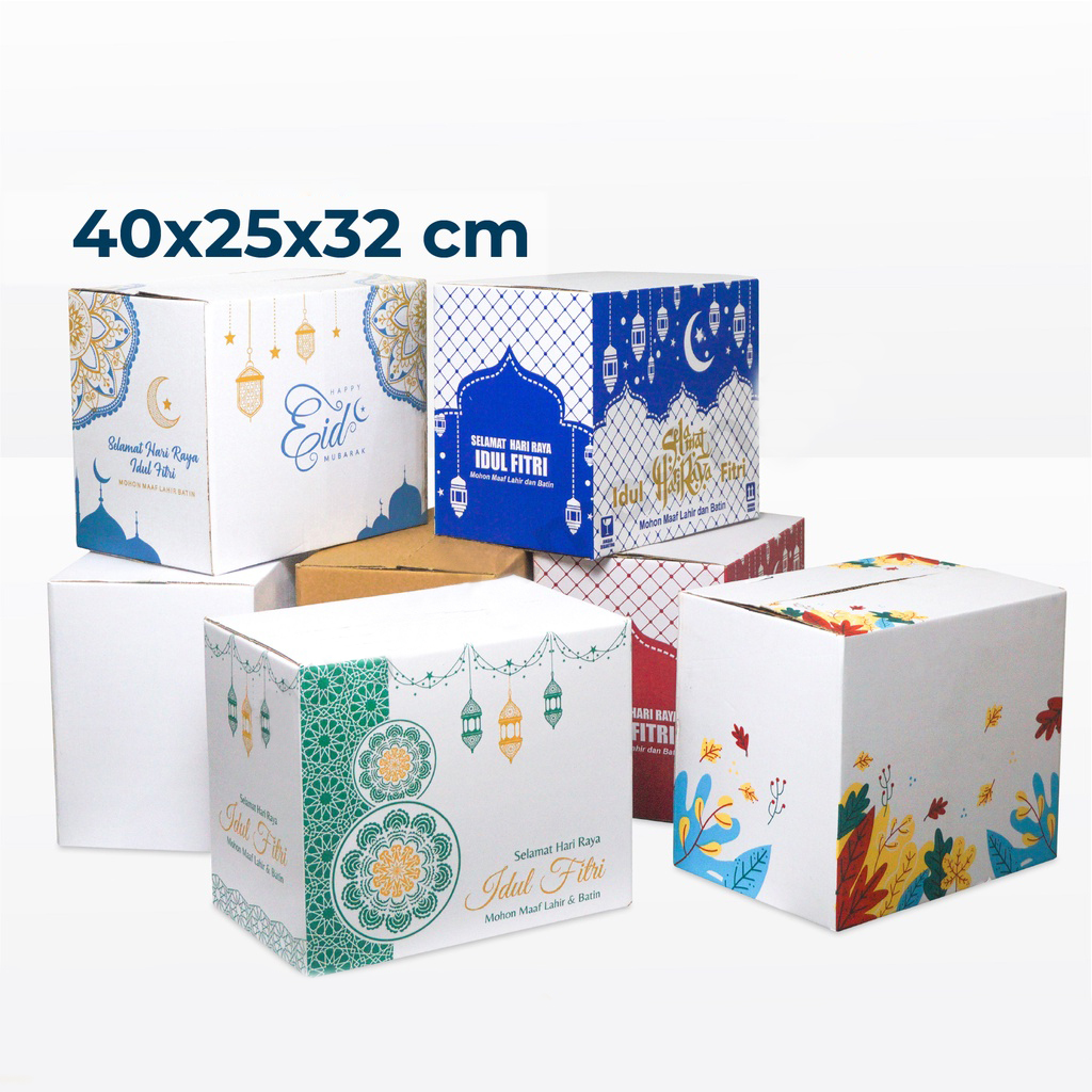 Jual Box Lebaran Uk 40 X 25 X 32 Cm Dus Parsel Hampers Idul Fitri