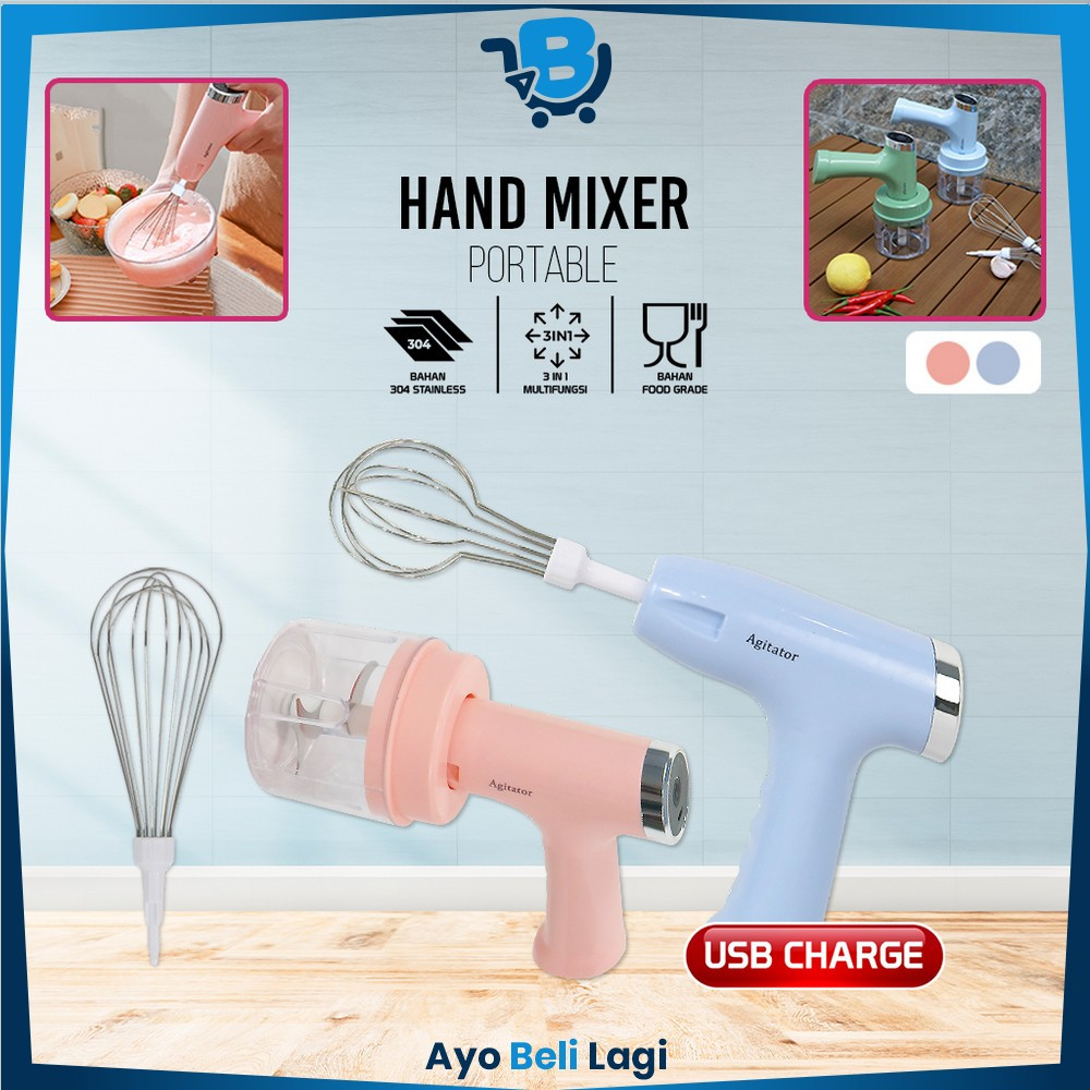 Jual Hand Mixer In Usb Charge Portable Blender Pengocok Telur