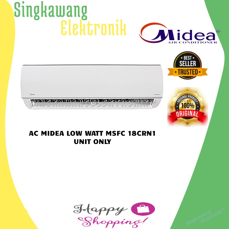 Jual AC MIDEA LOW WATT MSFC 18CRN1 2 PK UNIT ONLY Shopee Indonesia