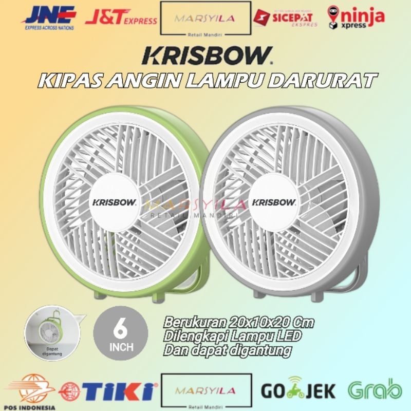 Jual Kipas Angin Dan Lampu Darurat Emergency Lamp Fan Inch Krisbow