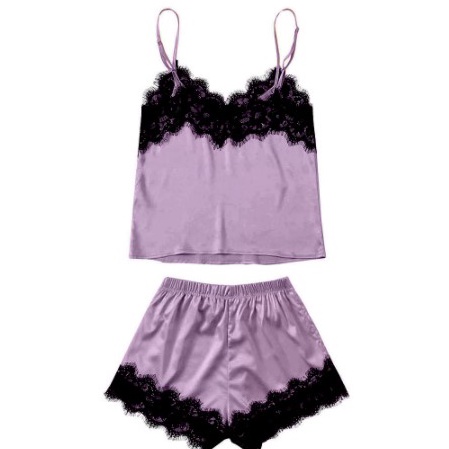 Jual Wdc9 Violet Lingerie Baju Tidur Wanita Sexy Import Sleepwear