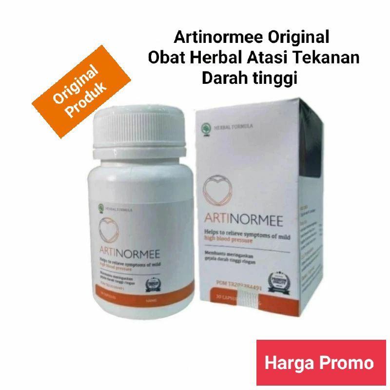 Jual Artinormee Original Obat Herbal Atasi Tekanan Darah Tinggi