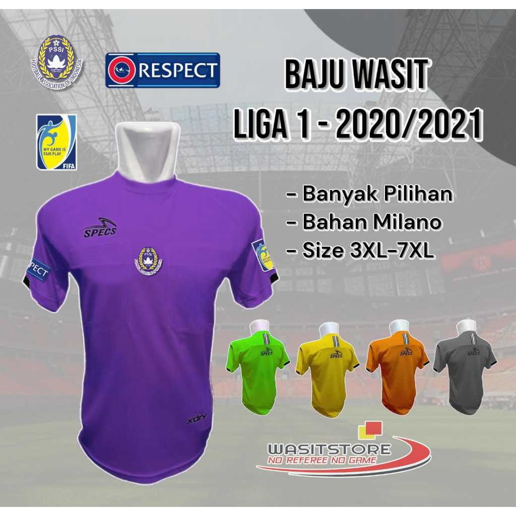 Jual Baju Wasit Liga Big Size Dada Pssi Kiri Fairplay