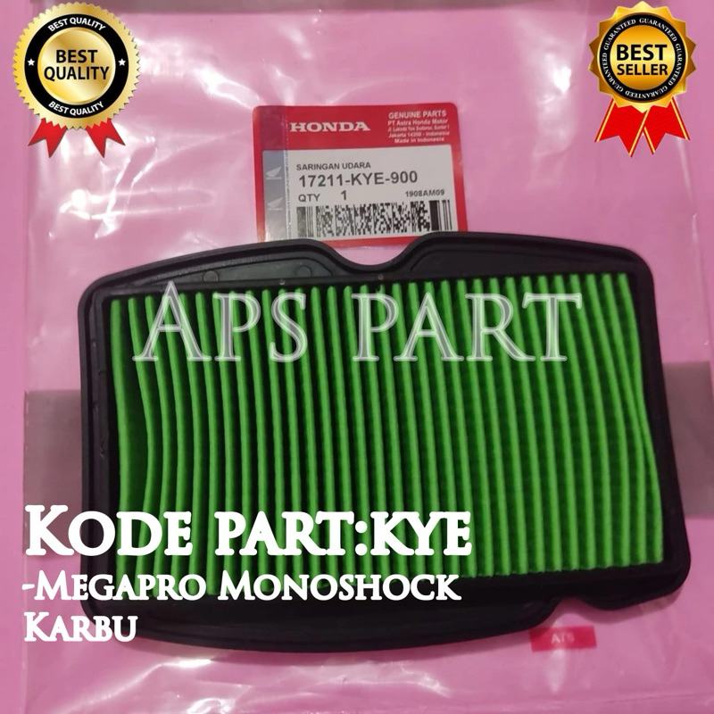 Jual Aps Part Filter Udara Saringan Udara Honda Megapro New Shopee