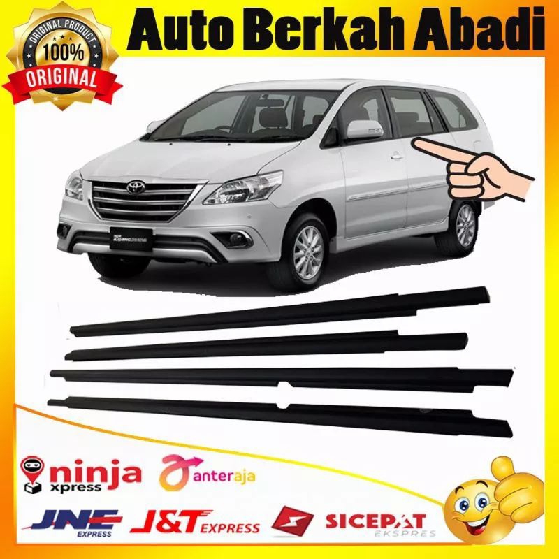 Jual List Kaca Pelipit Innova Lama List Kaca Innova 1 Set 4 Pcs