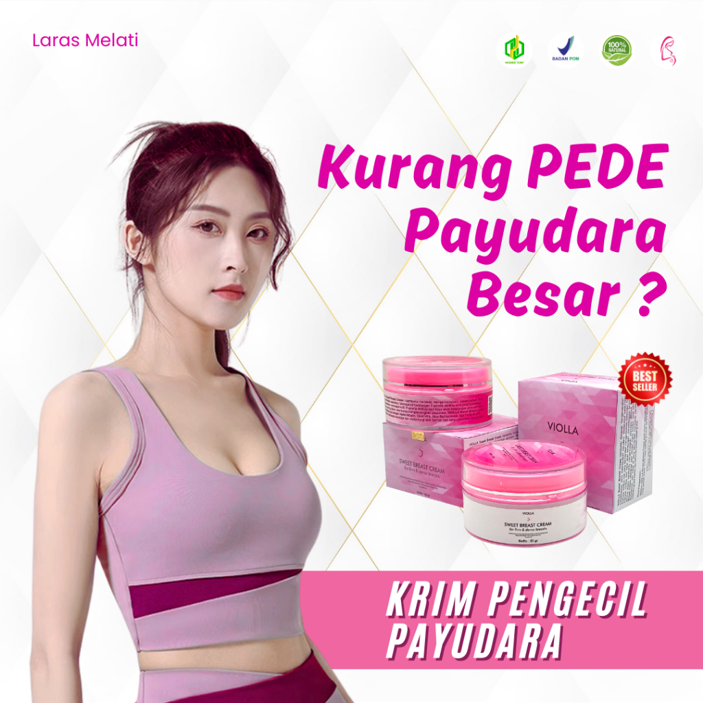 Jual Violla Sweet Breast Cream Bpom Pengecil Payudara Obat Pengecil