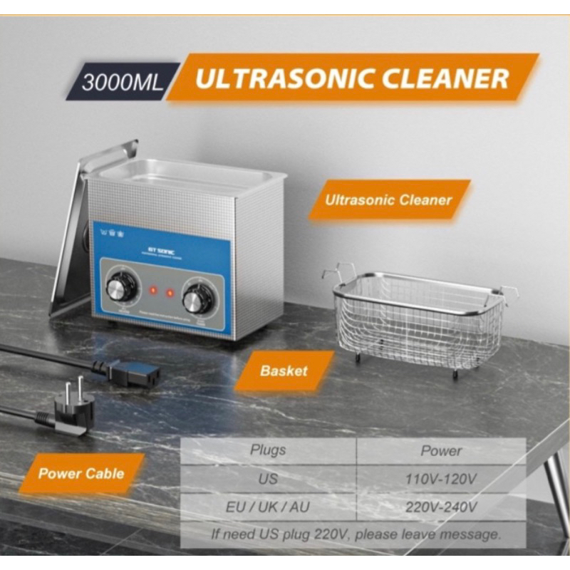 Jual Gt Sonic Ultrasonic Cleaner L Pembersih Ultrasonik Timer Ultra