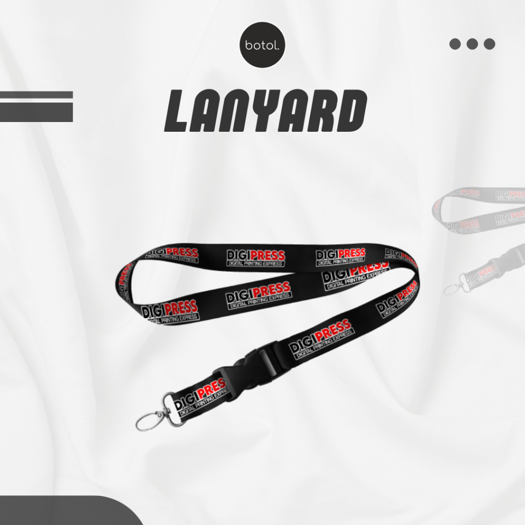 Jual Custom Desain Cetak Tali Lanyard Print Sublim Cm Cetak Atau