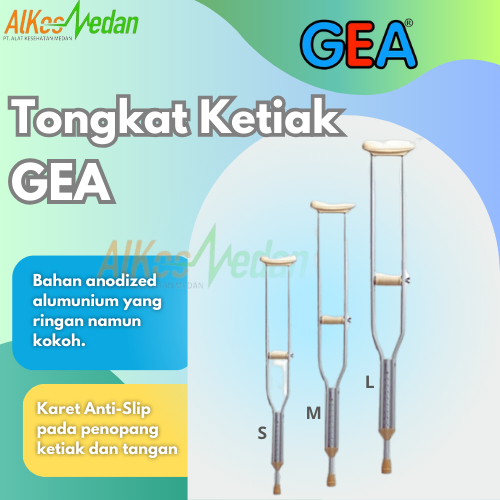 Jual TONGKAT KETIAK GEA CRUTH UNDERARM KRUK GEA ALKES MEDAN Shopee