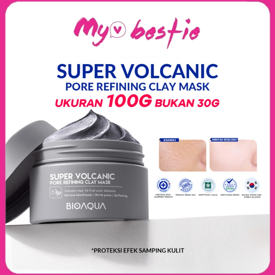 Jual SPECIAL PROMO My Bestie Official BIOAQUA Super Volcanic Pore